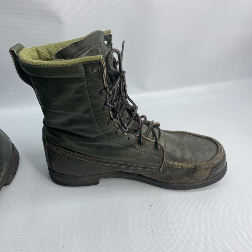 Vintage Red Wing Irish Setter Green Leather‎ Sport Boots size 10 D - Picture 7 of 10